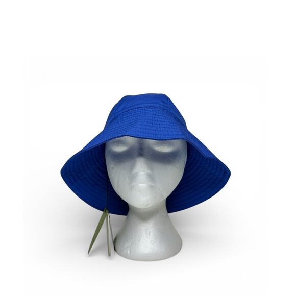 NWT Gucci Brella Cloche Size L 58cm Nylon Bucket Hat Blue Gold GG Marmont $599 main image 3